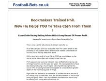 Tablet Screenshot of football-bets.co.uk
